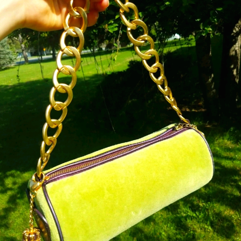 *sold* juicy couture Velour Barrel Bag - Picture 2 of 5